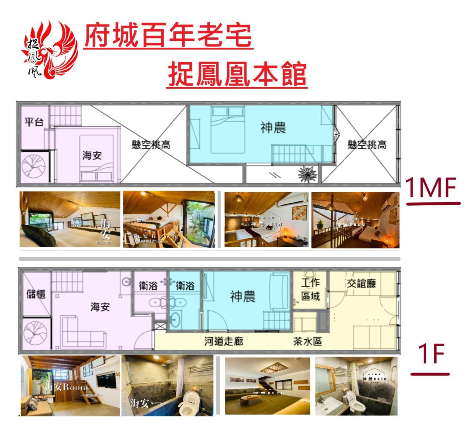 捉鳳凰 台南百年老宅包棟導覽民宿系列catchphoenix Centennial Guesthouse Luaran gambar